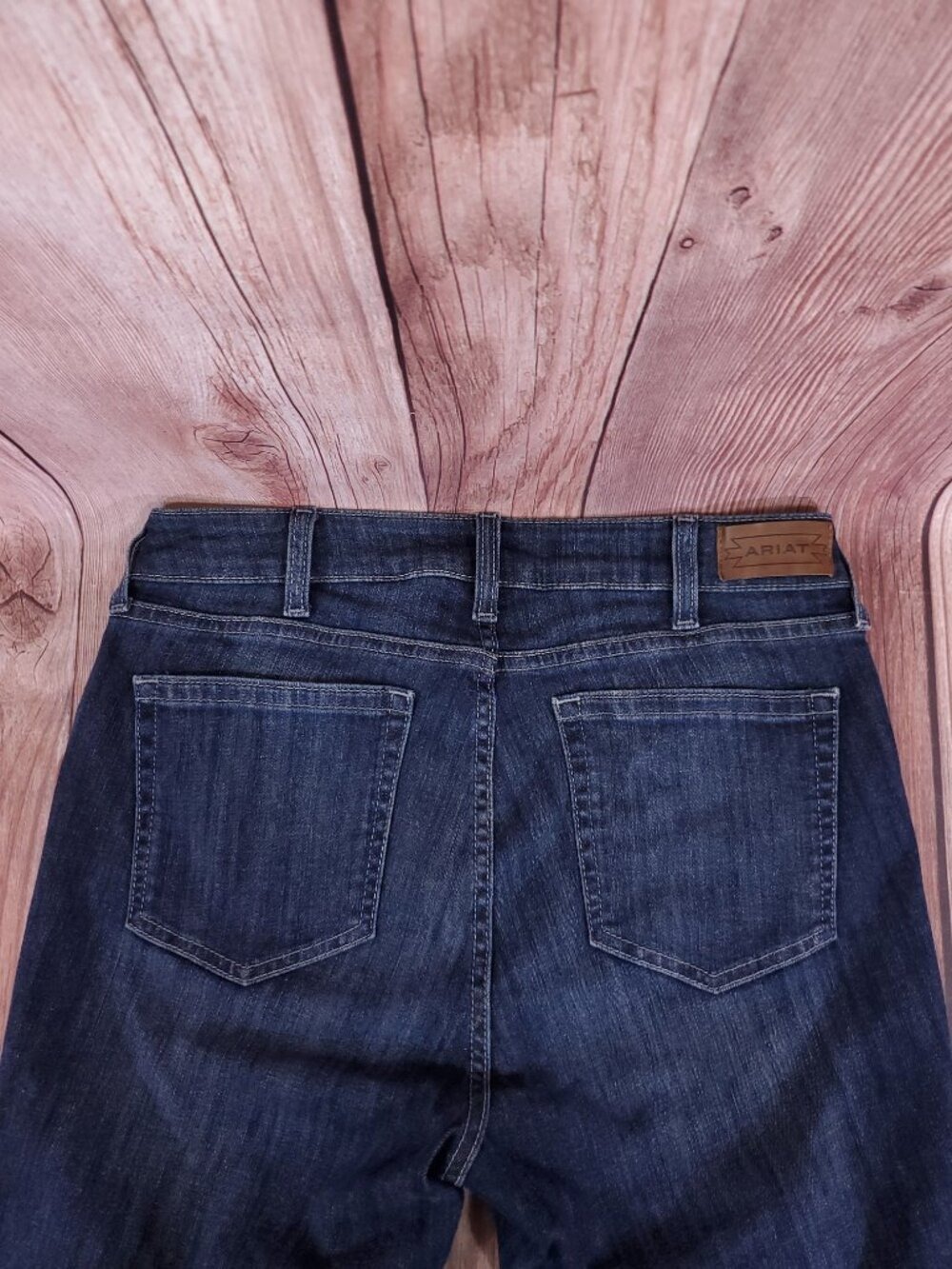 Ariat Chimayo Collection High Rise Flare Jeans Womens 31R Extreme Bell Bottom - Picture 6 of 16